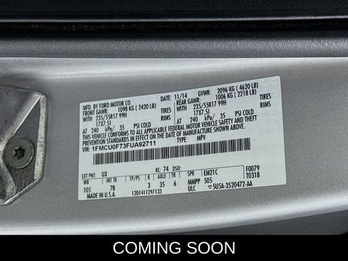 Used 2015 Ford Escape S image 29