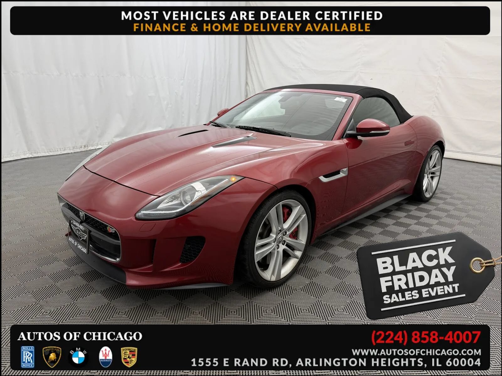 Used 2014 Jaguar F-TYPE S RWD image 1