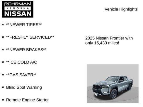 Used 2025 Nissan Frontier PRO-4X AWD/4WD image 8