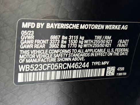 Used 2024 BMW iX xDrive50 w/ Sport Package AWD/4WD image 24