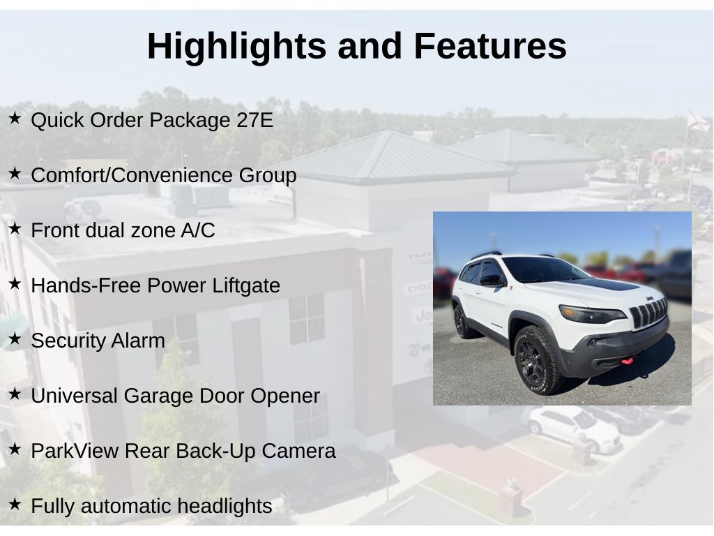 Used 2022 Jeep Cherokee Trailhawk w/ Comfort/Convenience Group AWD/4WD image 5