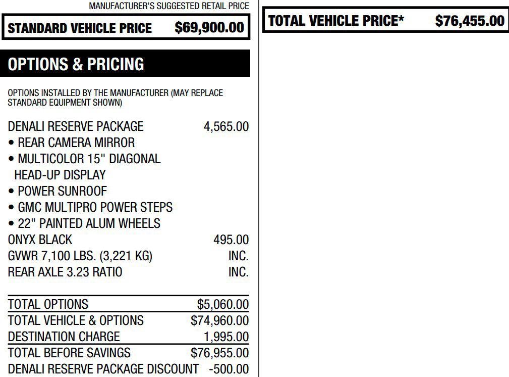 Certified 2024 GMC Sierra 1500 Denali w/ Denali Reserve Package AWD/4WD image 2