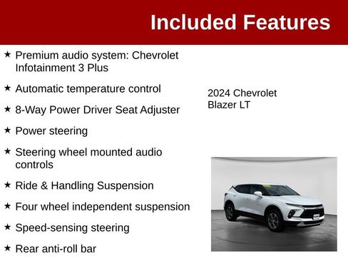 Used 2024 Chevrolet Blazer LT AWD/4WD image 4
