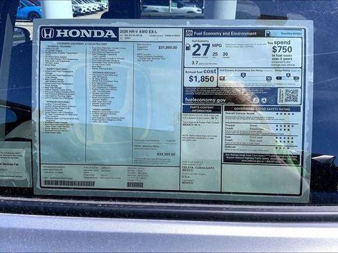 New 2026 Honda HR-V EX-L image 18