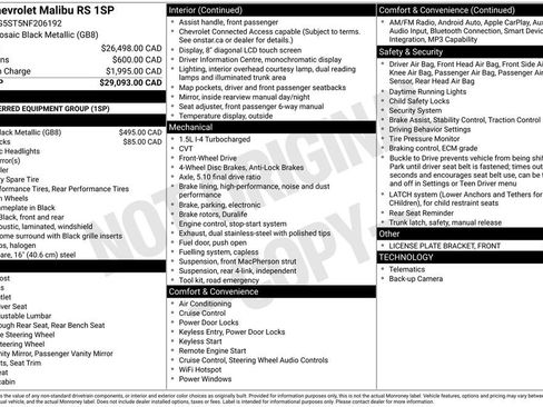 Used 2022 Chevrolet Malibu RS image 10