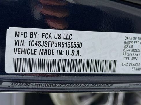 Used 2024 Jeep Grand Wagoneer L Series II w/ Quick Order Packagew 28T AWD/4WD image 36