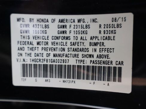 Used 2016 Honda Accord EX-L image 39