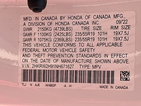 Used 2022 Honda CR-V Touring image 27