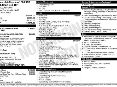 Used 2025 Chevrolet Silverado 1500 RST AWD/4WD image 37