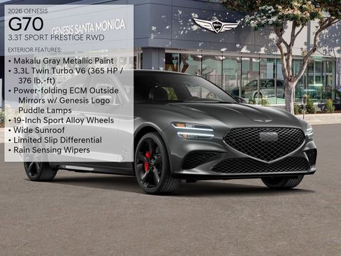 New 2026 Genesis G70 3.3T Sport Prestige image 3