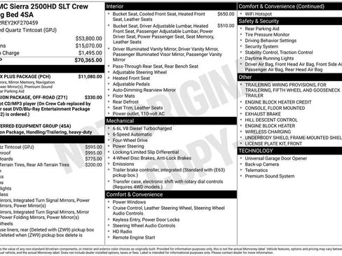 Used 2019 GMC Sierra 2500 SLT w/ Duramax Plus Package image 3