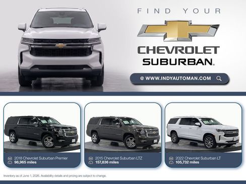 Used 2022 Chevrolet Suburban LT AWD/4WD image 17
