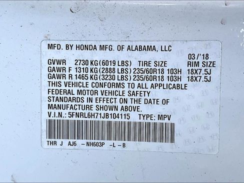 Used 2018 Honda Odyssey EX-L image 33