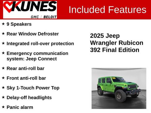 Used 2025 Jeep Wrangler Unlimited Rubicon 392 AWD/4WD image 3