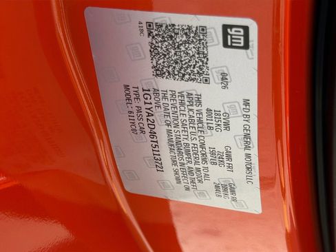 New 2026 Chevrolet Corvette Stingray Coupe w/ 1LT RWD image 28