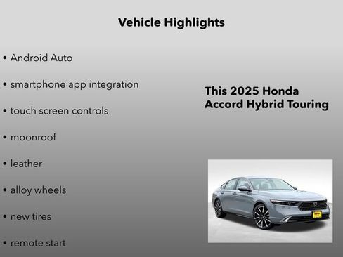 New 2025 Honda Accord Touring image 15