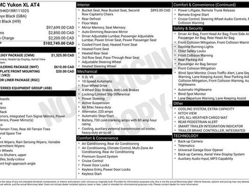 Used 2024 GMC Yukon XL AT4 w/ Technology Package AWD/4WD image 7