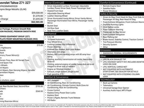 Used 2021 Chevrolet Tahoe Z71 image 35