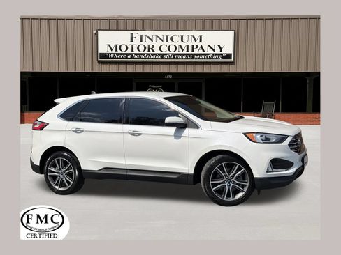 Used 2021 Ford Edge Titanium w/ Cargo Accessory Package FWD image 1