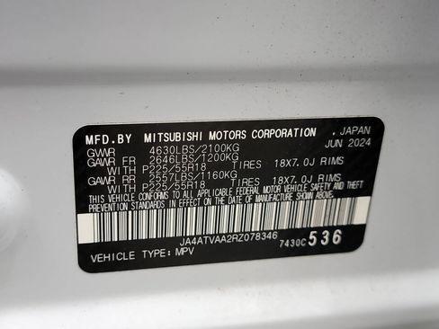 Used 2024 Mitsubishi Eclipse Cross LE AWD/4WD image 32