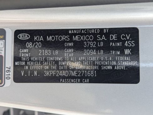 Used 2021 Kia Forte LXS FWD image 32