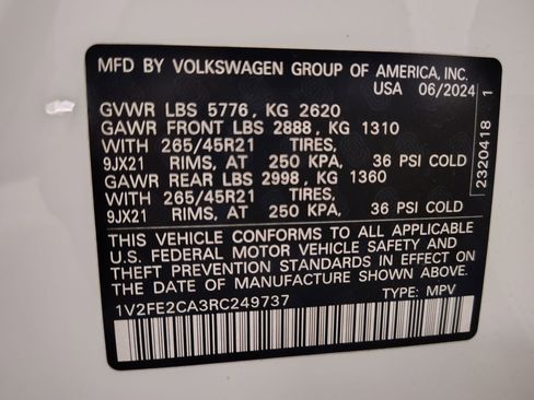 Used 2024 Volkswagen Atlas Cross Sport SEL Premium R-Line image 19