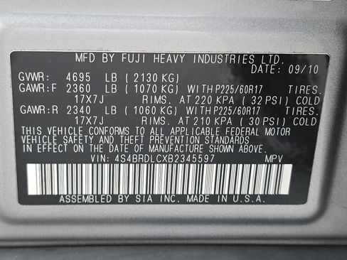 Used 2011 Subaru Outback 3.6R Limited image 34