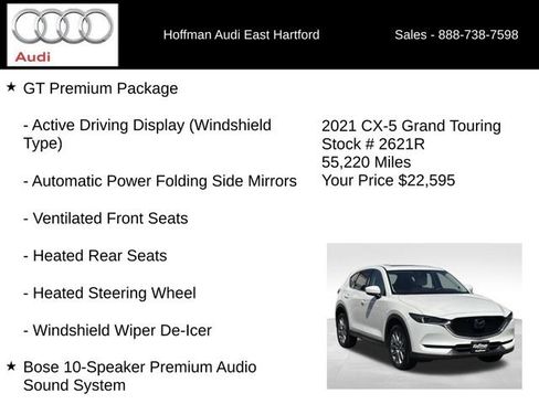 Used 2021 MAZDA CX-5 Grand Touring w/ GT Premium Package AWD/4WD image 6