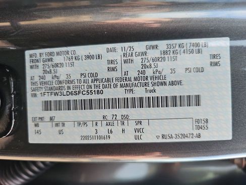 New 2025 Ford F150 XLT w/ Equipment Group 303A High image 43