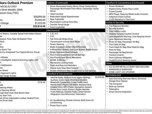 Used 2020 Subaru Outback Premium image 38