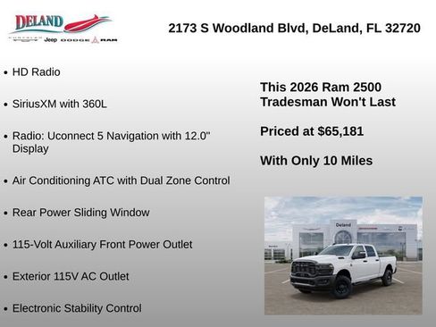 New 2026 RAM 2500 Tradesman AWD/4WD image 38