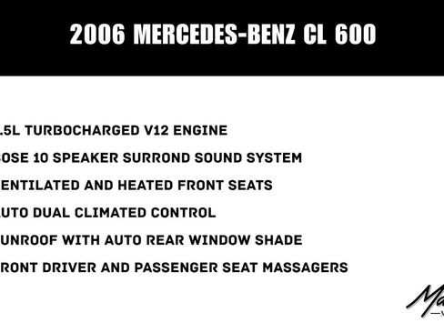 Used 2006 Mercedes-Benz CL 600 image 3