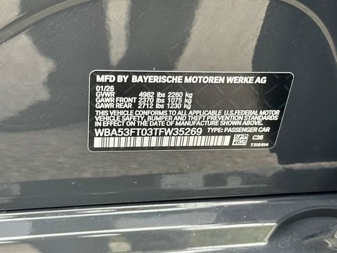 New 2026 BMW M340i Sedan w/ Driving Assistance Package image 34