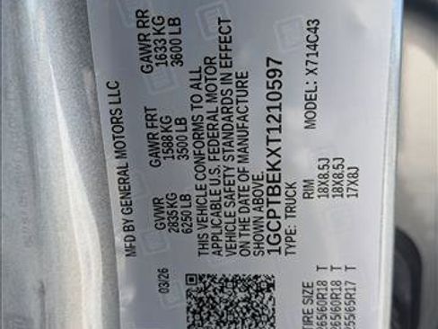 New 2026 Chevrolet Colorado W/T AWD/4WD image 17