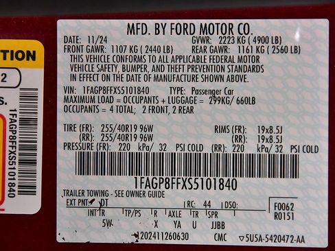 Used 2025 Ford Mustang GT Premium RWD image 14