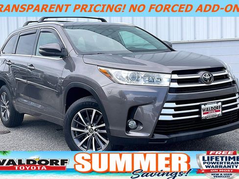 Used 2018 Toyota Highlander XLE AWD/4WD image 1