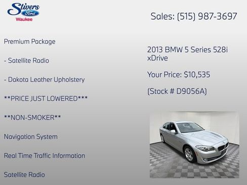 Used 2013 BMW 528i xDrive Sedan AWD/4WD image 15