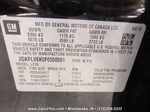 Used 2015 GMC Terrain SLE image 26