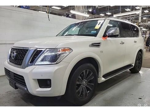 Used 2019 Nissan Armada Platinum w/ Captain's Chairs Package AWD/4WD image 1