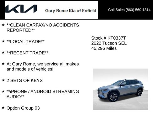 Used 2022 Hyundai Tucson SEL w/ Convenience + Premium Package AWD/4WD image 13