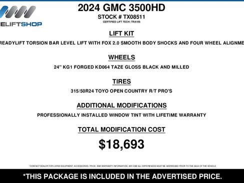 Used 2024 GMC Sierra 3500 Denali Ultimate AWD/4WD image 2