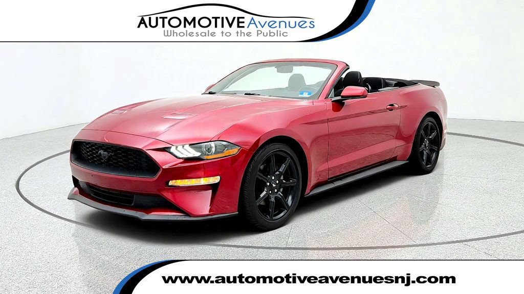 Used 2019 Ford Mustang Convertible w/ Equipment Group 101A RWD image 1