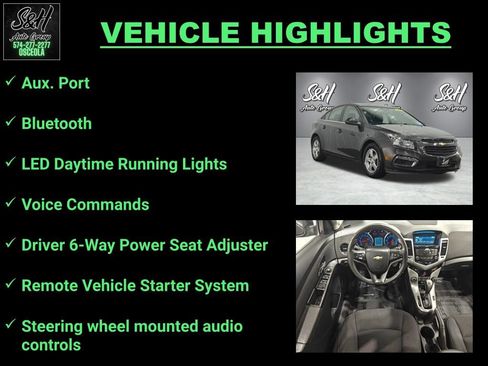 Used 2015 Chevrolet Cruze LT FWD image 3