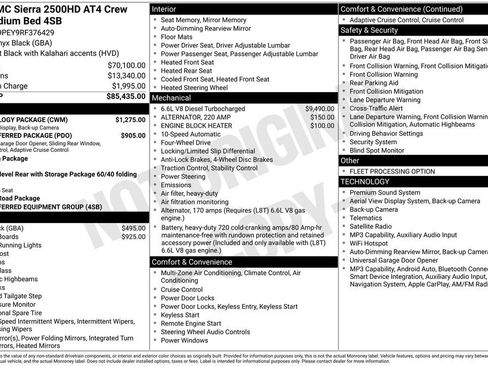 Used 2024 GMC Sierra 2500 AT4 w/ Technology Package AWD/4WD image 38
