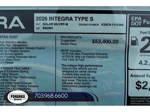 New 2026 Acura Integra Type S image 31