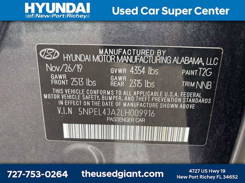 Used 2020 Hyundai Sonata SEL FWD image 12