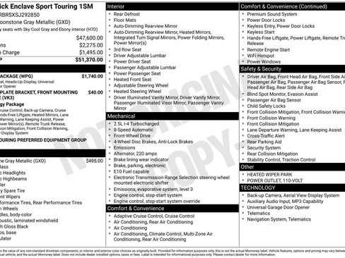 Used 2025 Buick Enclave Sport Touring w/ Power Package FWD image 14