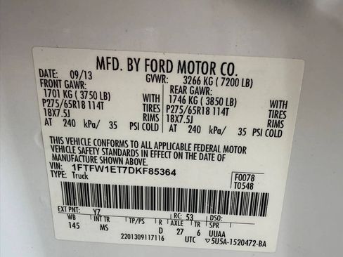 Used 2013 Ford F150 XLT w/ XLT Chrome Pkg AWD/4WD image 20