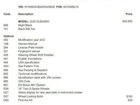 Certified 2025 Mercedes-Benz GLB 250 image 4
