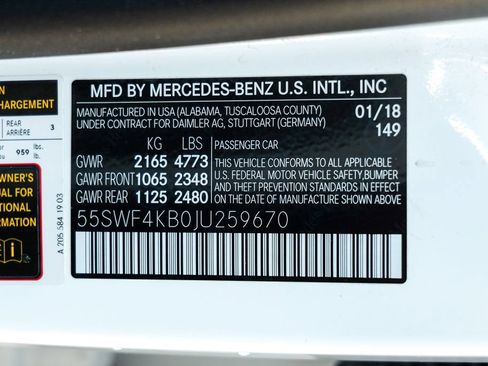 Used 2018 Mercedes-Benz C 300 4MATIC Sedan image 58